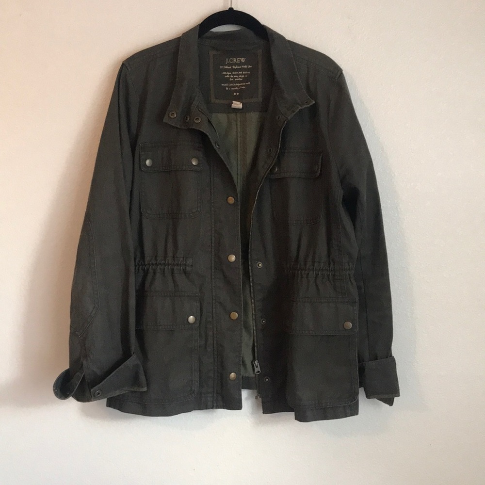 J Crew boyfriend fit filed jacket